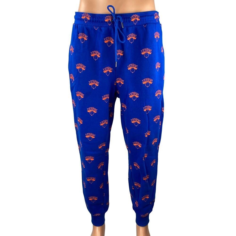 The Wild Collective New York Knicks NBA Men's Blue Jogger Sweat Pants Size L